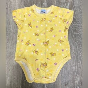 Vintage Winnie the Pooh Onesie Button